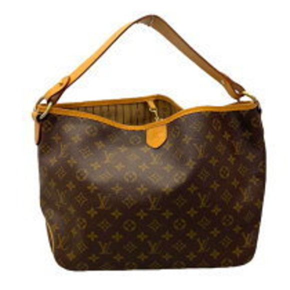 Louis Vuitton Delightful Brown Monogram Canvas Tote Bag - Picture 1 of 7
